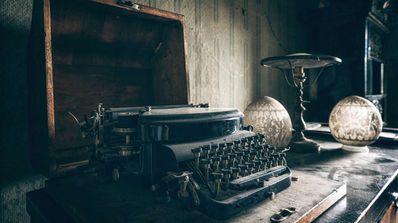 Máquina de escribir antigua