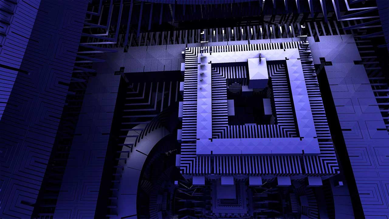 Interior ordenador cuántico