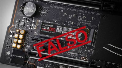 ssd 1080 pro montado placa base