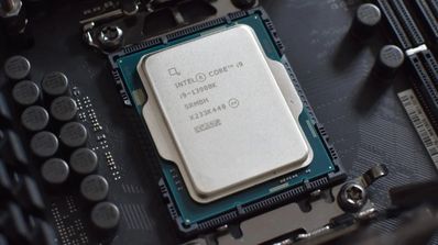 Procesador de Intel en placa base