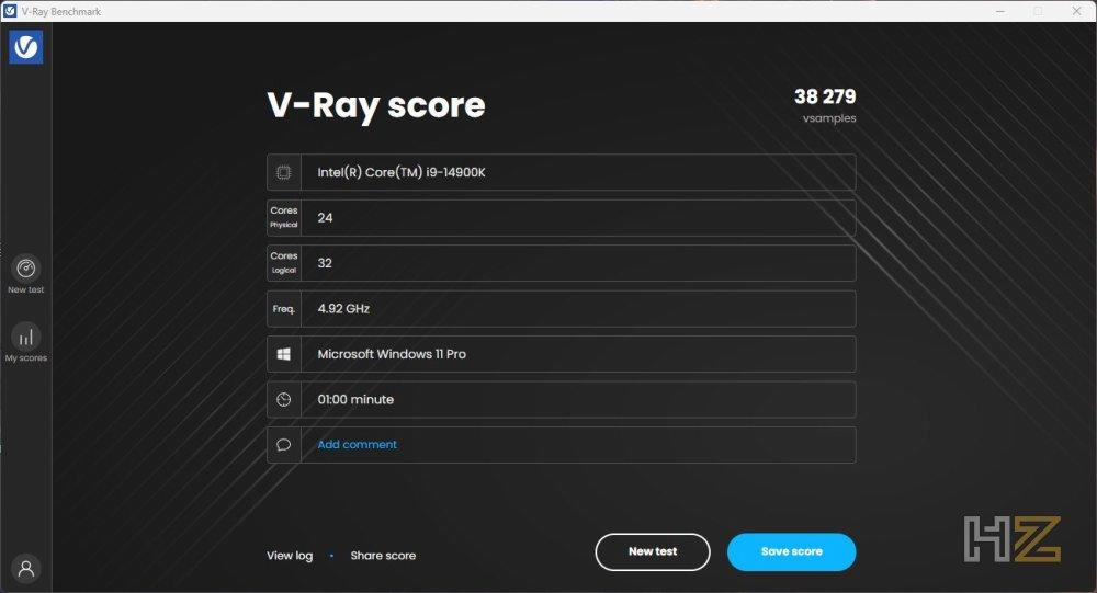 V-Ray Intel 14900K