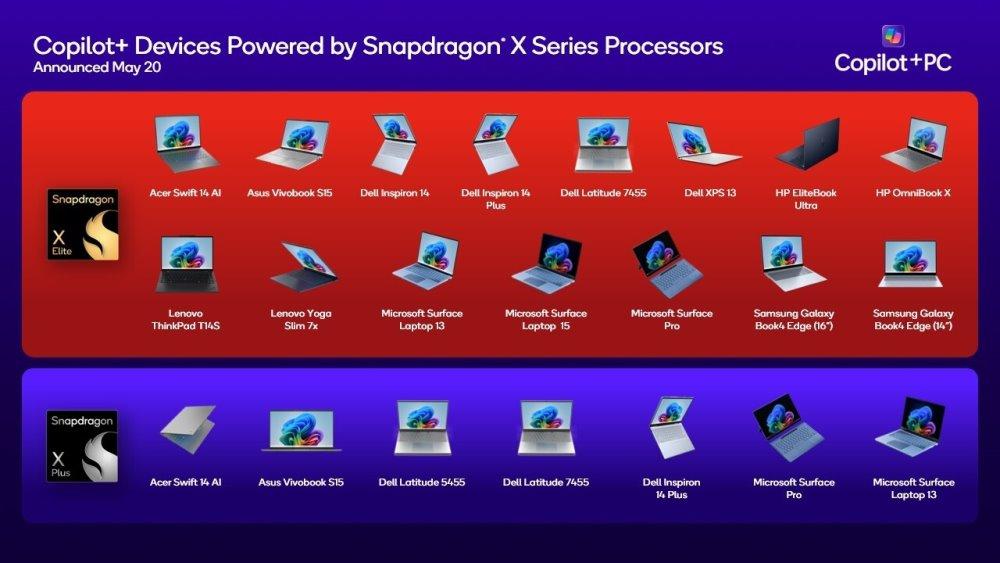 ordenadores portatiles qualcomm snapdragon x