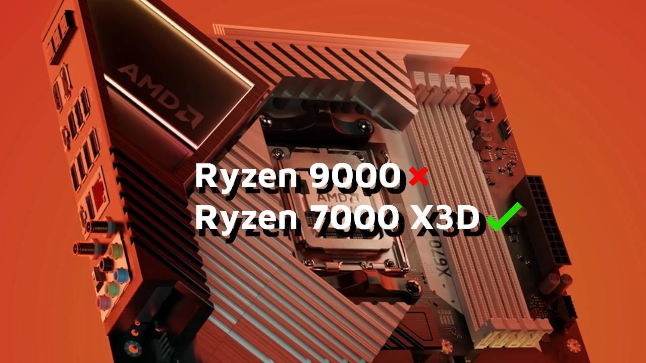 Ryzen 9000 vs 7000 x3D
