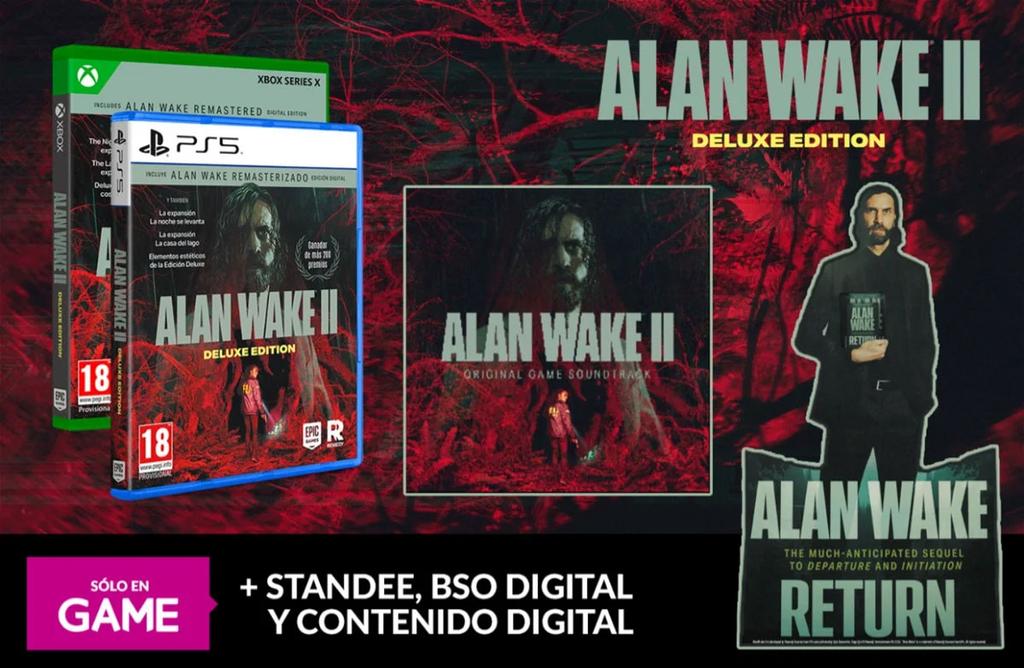 Alan Wake II formato físico.