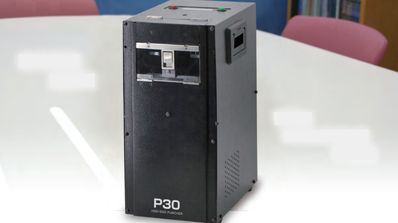 Aparato destruye discos