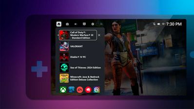 Xbox Game Bar consolas portátiles
