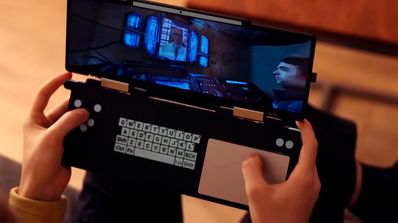 Consola portátil con PC roto