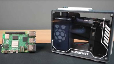 Raspberry Pi 5 refrigeración líquida