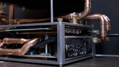 Ordenador temática Steampunk