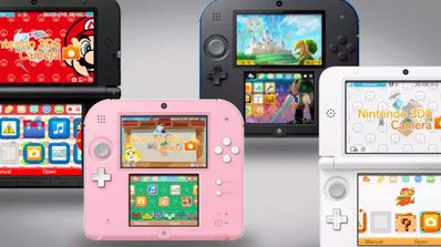 Nintendo 2DS y 3DS.