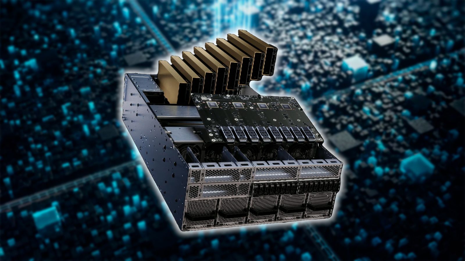 El súper servidor para IA de NVIDIA: 8 gráficas, 800 GB de VRAM y 300 ...