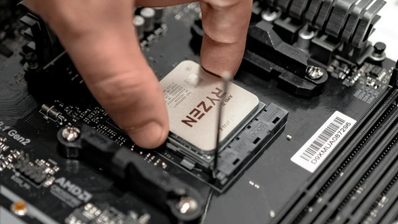 Instalación de un procesador AMD Ryzen con zócalo AM4