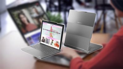 Portátil con pantalla enrollable de Lenovo