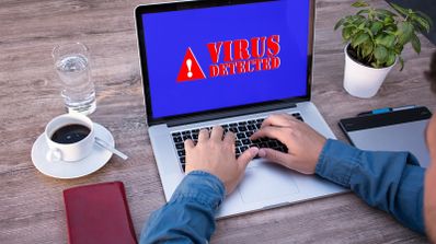 Portatil con virus