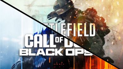 Combinación de portadas de Battlefield 6 y CoD: Black Ops 7
