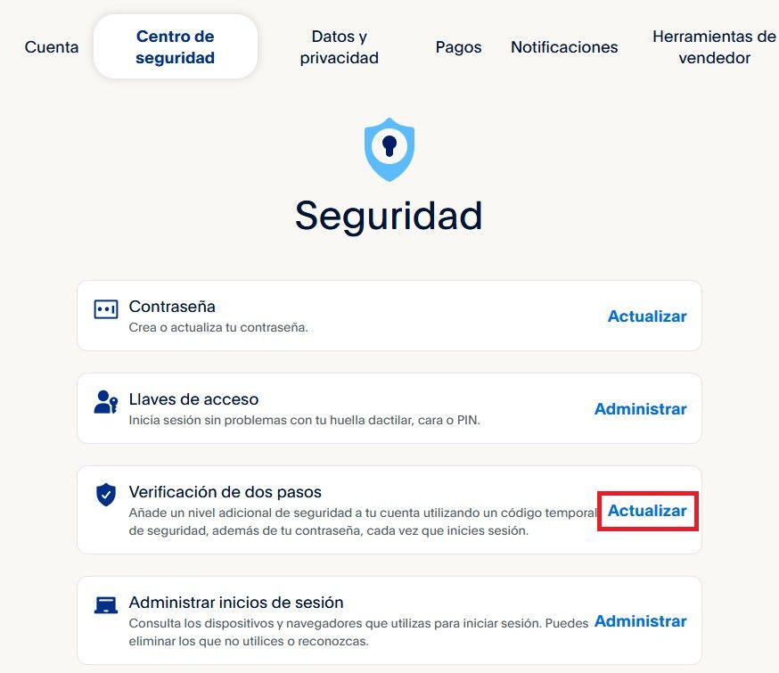 PayPal 2FA
