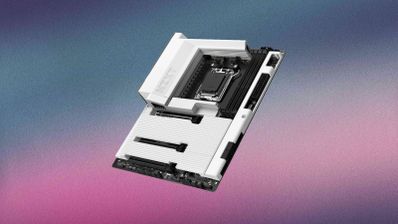 Vista superior de la placa base NZXT N7 B850 para socket AM5 de AMD, destacando su cubierta metálica completa en color blanco.