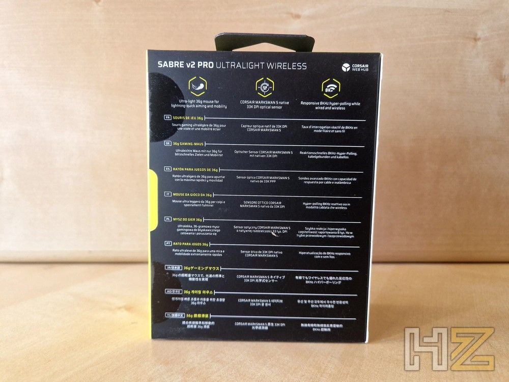 Corsair Sabre V.2 PRO Ultralight Wireless