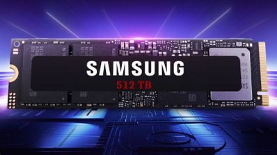Ilustración conceptual de un SSD de Samsung para centros de datos.