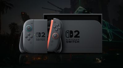 Nintendo Switch 2 con los mandos Joy-Con acoplados, mostrando la consola en el dock que permite la capacidad de ofrecer una resolución 4K.