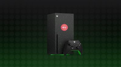 Consola Xbox Series X junto al mando inalámbrico oficial sobre un fondo oscuro, representando el hardware actual de Microsoft.