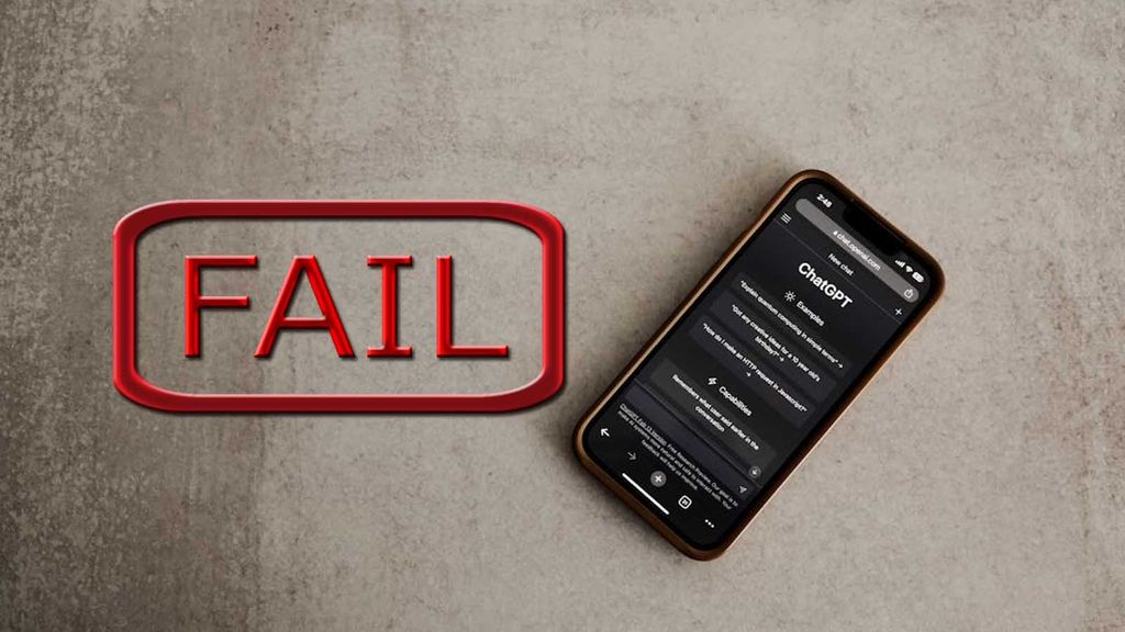ChatGPT fail