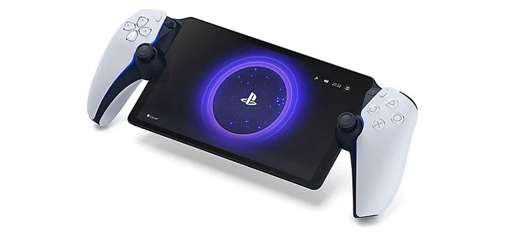 Vista lateral de la PlayStation Portal