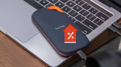 Logo de SanDisk, uno de los principales fabricantes de memoria NAND afectado por el aumento de precios debido a la IA.