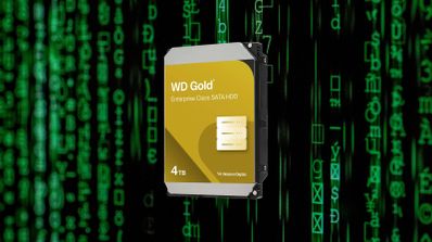 Disco duro empresarial Western Digital Gold de 8TB, mostrando la placa de circuitos y el conector SATA, un tipo de componente afectado por la subida de precios en el sector de almacenamiento para centros de datos.
