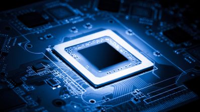 Chipset de un PC retroiluminado