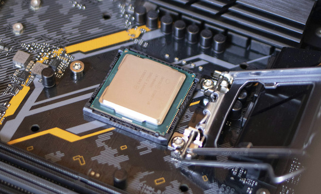 Procesador sobre una placa base