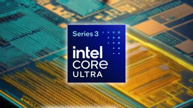 Logo promocional de los procesadores Core Ultra 300