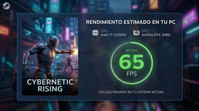 FPS estimados en Steam.