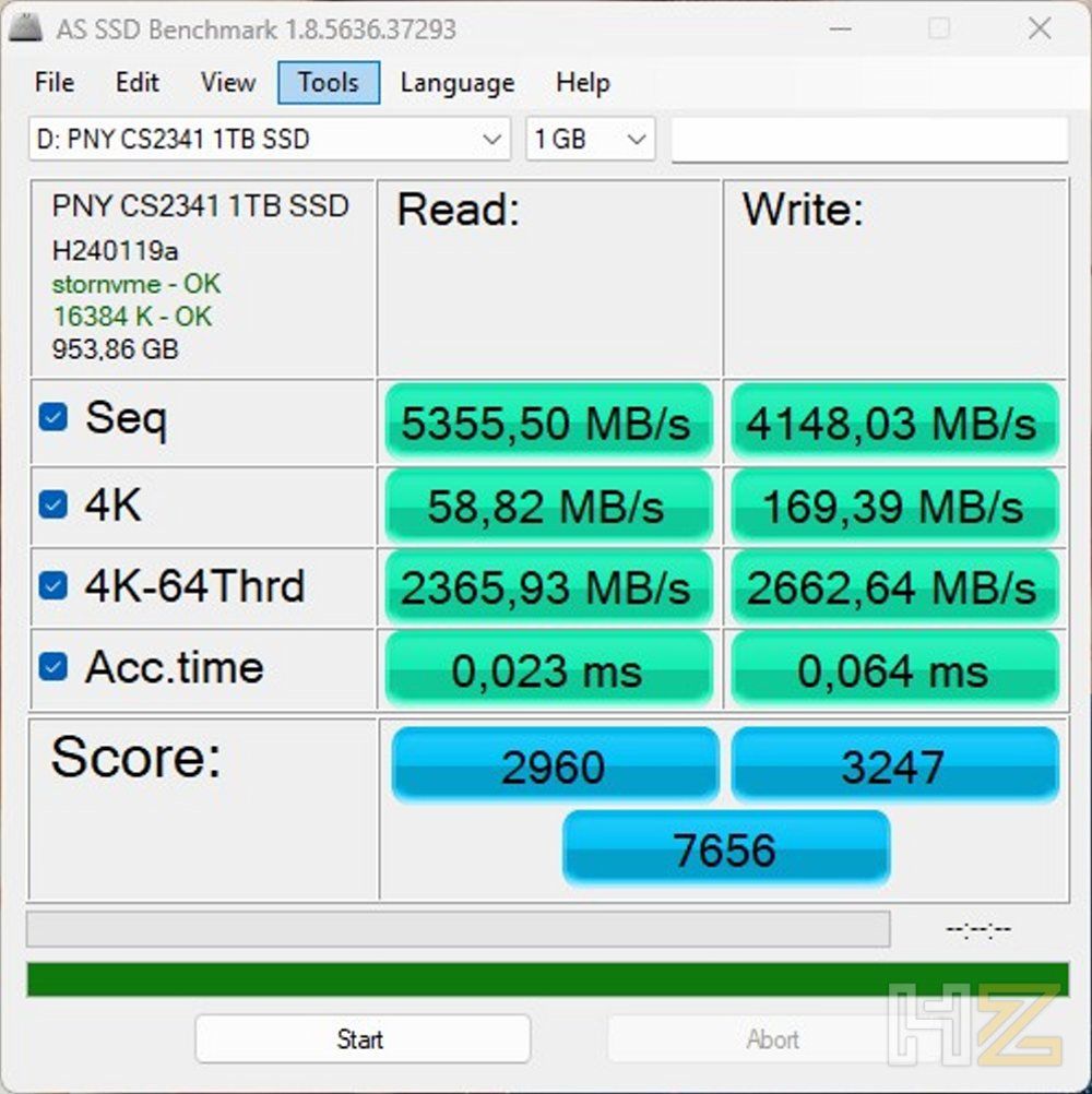 AS SSD Benchmark