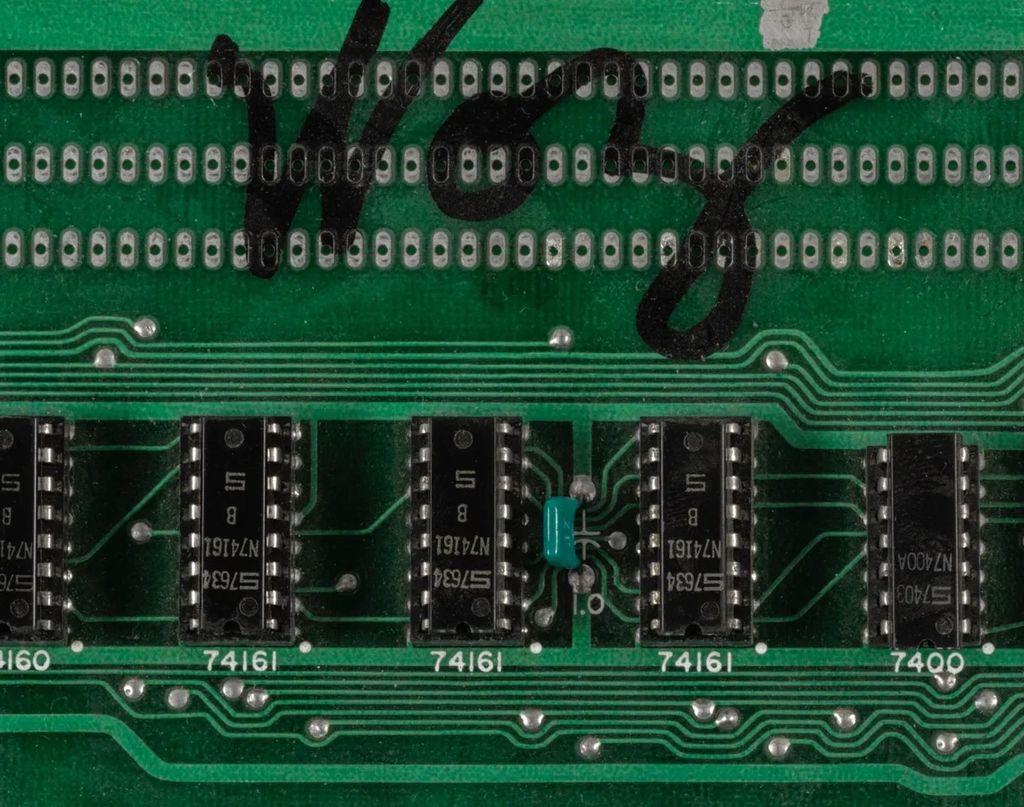 Apple 1 'Hatfield' firmado por Steve Wozniak