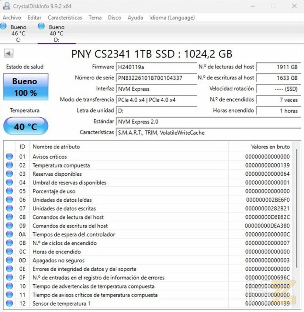 Crystal Disk Info