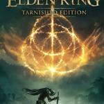 Portada de Elden Ring Tarnished Edition con el Círculo de Elden brillando sobre un guerrero arrodillado.