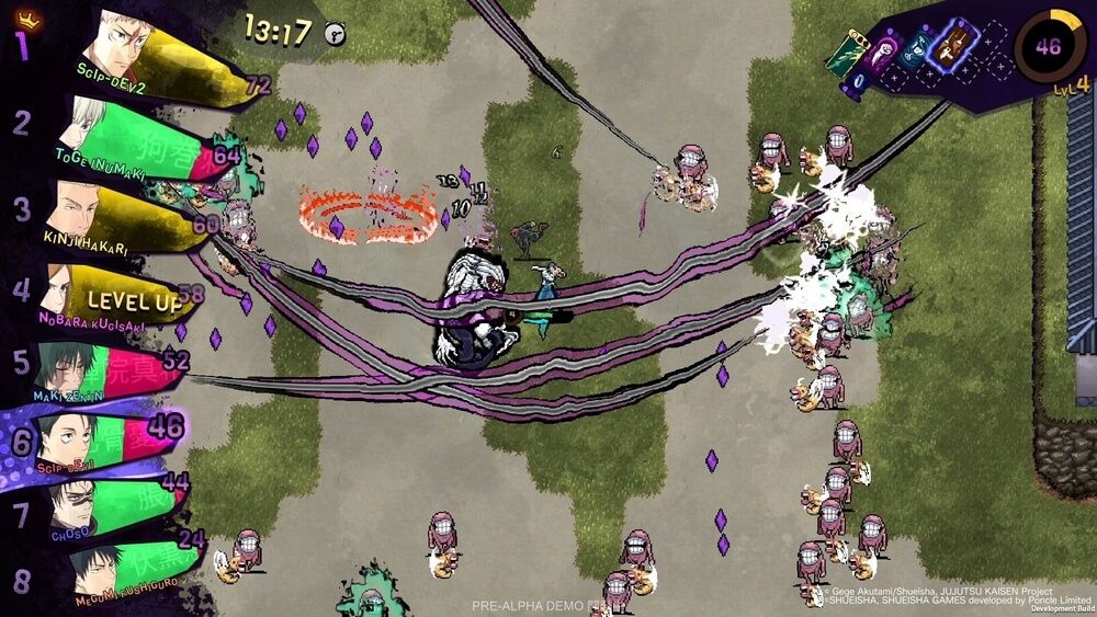 Una batalla en Jujutsu Kaisen Rumble: Survivaton