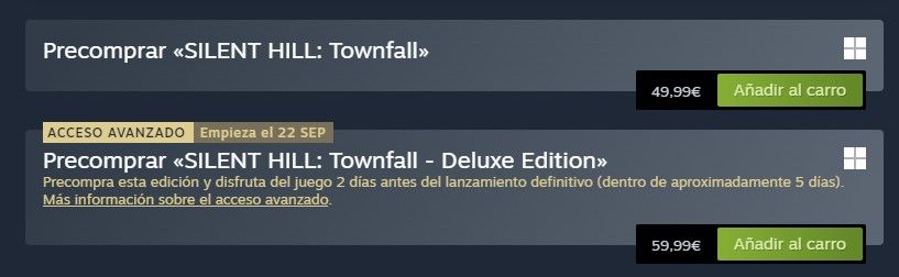 Precio Silent Hill Townfall