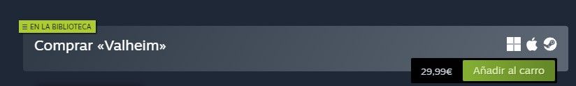 Precio Valheim Steam