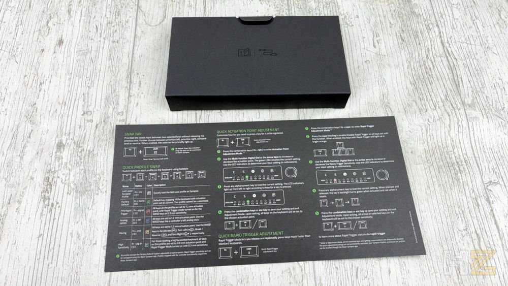Razer Huntsman V3 Pro Low Profile TKL 8KHZ