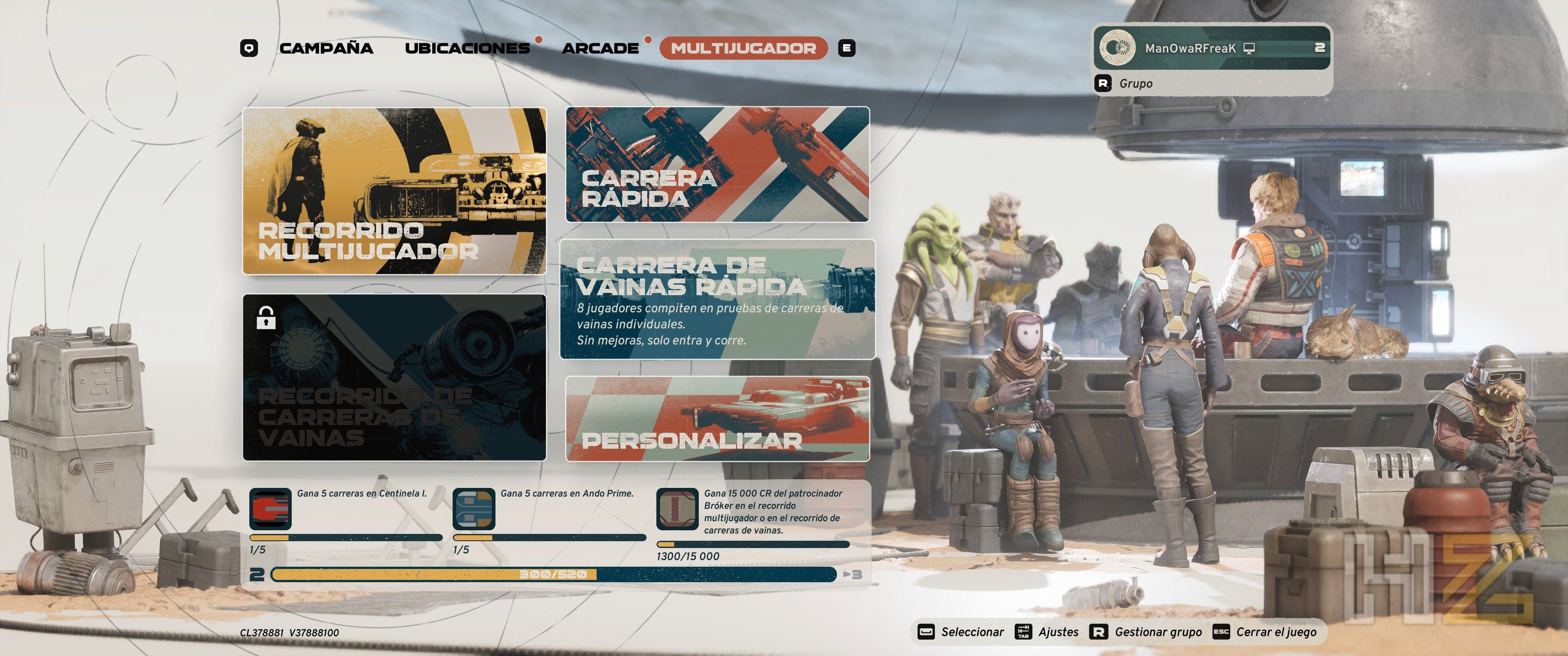 Star Wars Galactic Racer HardZone