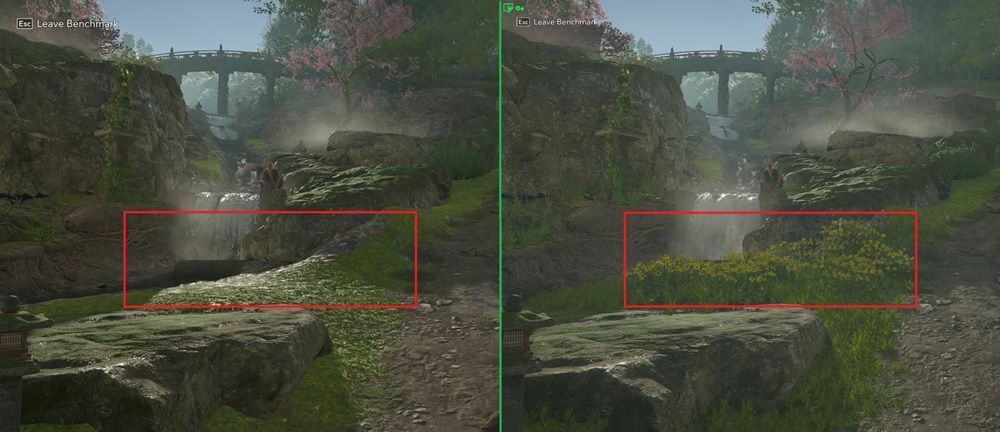 Capturas de pantalla y cifras de FPS de los promedios del benchmark Assassin's Creed Shadows en la GPU Intel Arc B390
