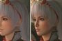 Comparativa visual de renderizado en primer plano de un personaje de videojuegos para mostrar la tecnología DLSS 5.