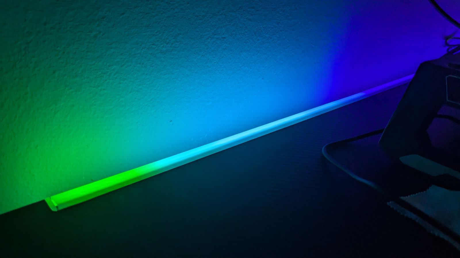 Luces LED traseras del Rainbow Desk