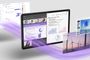 Tablet Lenovo IdeaTab ejecutando varias aplicaciones de productividad y videollamada simultáneamente en pantalla dividida.