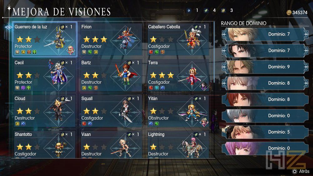 Captura Final Fantasy Resonance HardZone