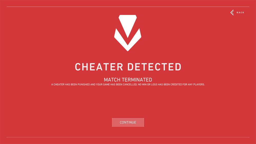 Cheater detected Valorant