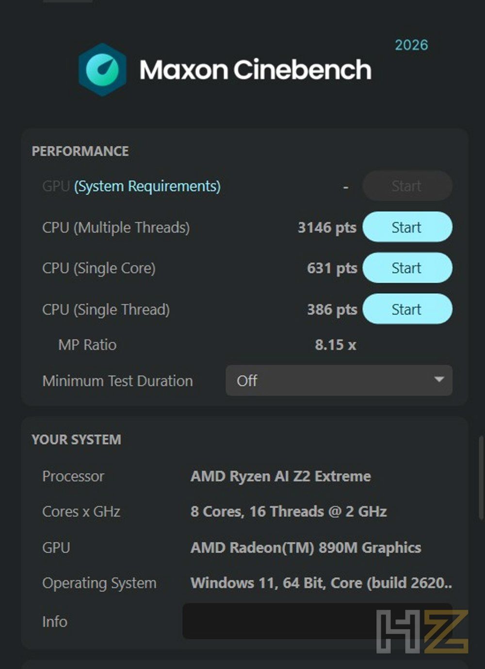 Cinebench 2026