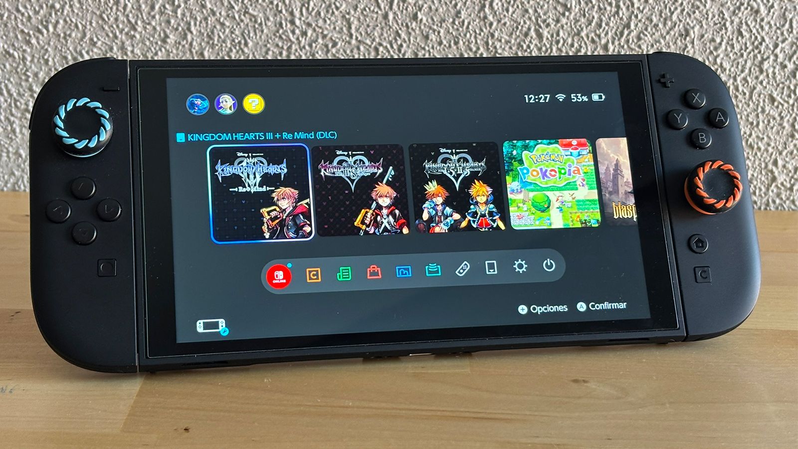 Kingdom Hearts Collection [I-III] running locally on Nintendo Switch 2 handheld console